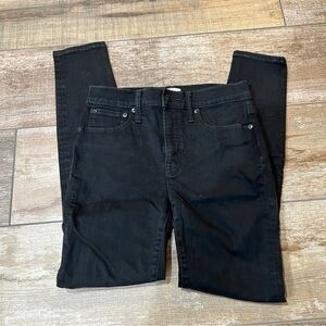 J.Crew | 9” Skinny Black Toothpick Style Jeans